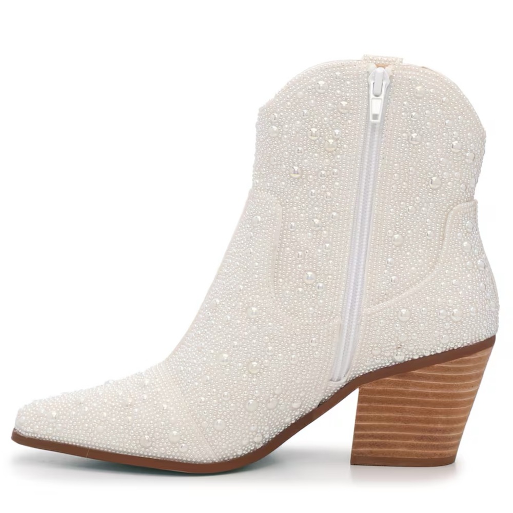 Betsey Johnson Emory Rhinestone Boot - Picture 2 of 6